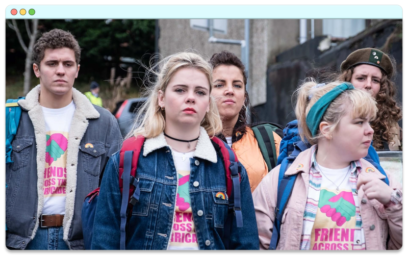 Netflixシリーズ『デリー・ガールズ ～アイルランド青春物語～』の場面写真