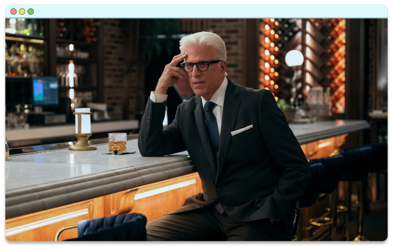 Netflixシリーズ『A Man on the Inside』の場面写真