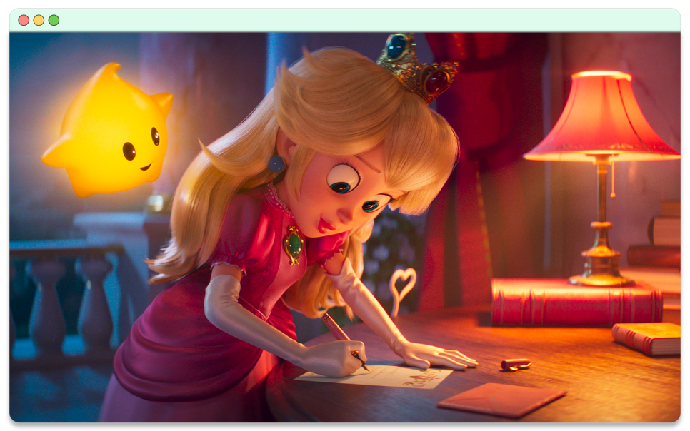 映画『ザ・スーパーマリオギャラクシー・ムービー』の場面写真