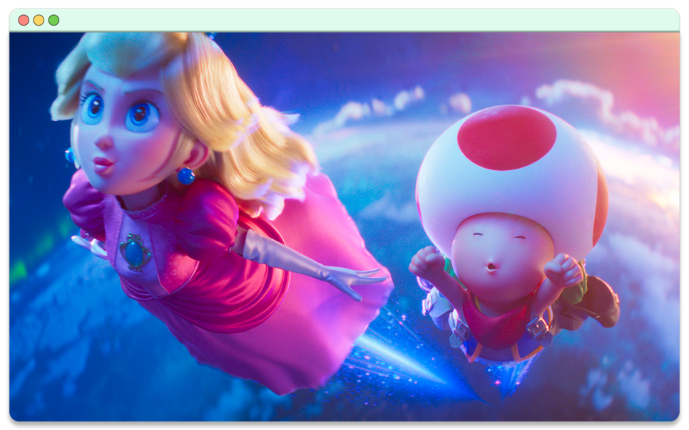 映画『ザ・スーパーマリオギャラクシー・ムービー』の場面写真