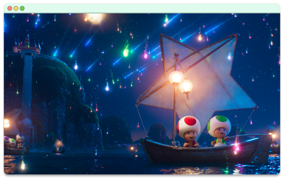 映画『ザ・スーパーマリオギャラクシー・ムービー』の場面写真
